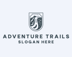 Outdoor Mountain Road  logo design