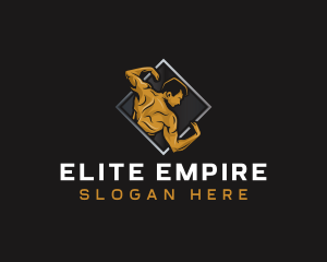 Gym Bodybuilder Fitness logo design