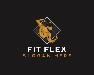 Gym - Gym Bodybuilder Fitness logo design