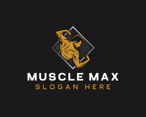 Bodybuilding - Gym Bodybuilder Fitness logo design