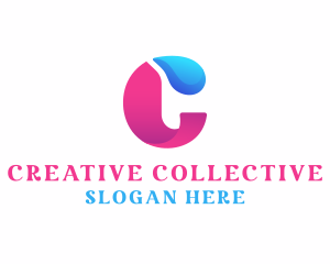 Creative Media Letter C logo design