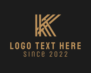 Letter K - Business Corporate Letter K logo design