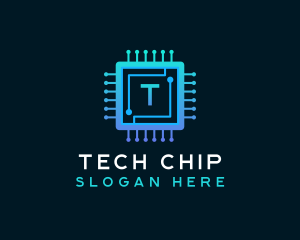 Programming Microchip Circuit logo design