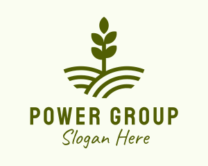 Seedling Farm Plant  Logo