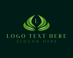 Plant Leaf Garden logo design