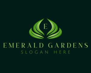 Plant Leaf Garden logo design