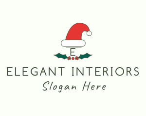 Santa Hat Decor logo design