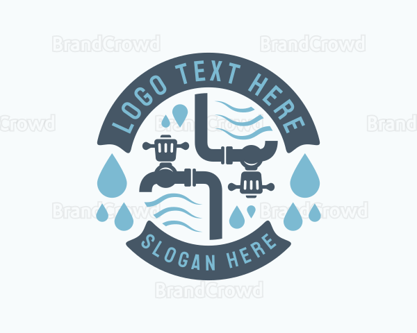 Water Droplet Faucet Logo