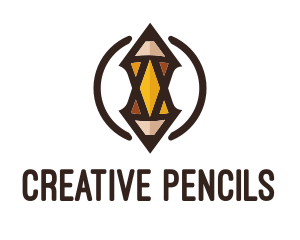 Creative Art Drawing Pencil logo design