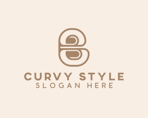 Curvy - Cafe Business Letter B logo design