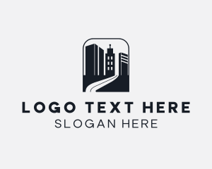 Highway - Building Road Pathway logo design