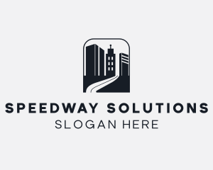 Road - Building Road Pathway logo design