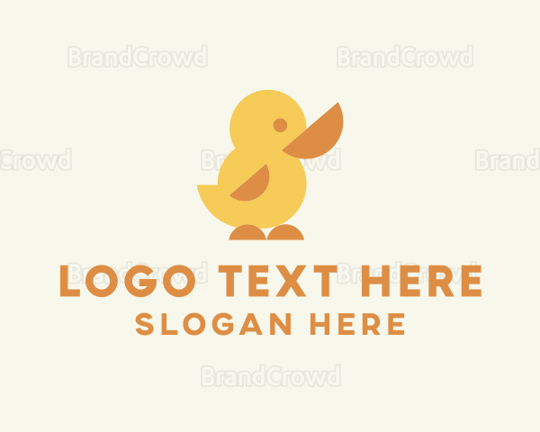 Pet Duck Chick Logo