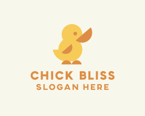 Chick - Pet Duck Chick logo design