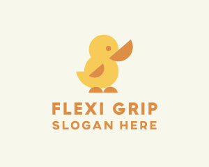 Rubber - Pet Duck Chick logo design