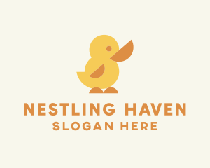 Hatchery - Pet Duck Chick logo design