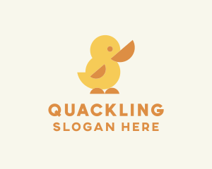 Duckling - Pet Duck Chick logo design