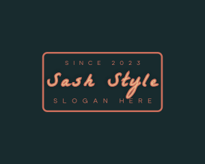 Retro Shop Business logo design