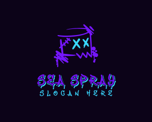 Spray Paint Vandal logo design