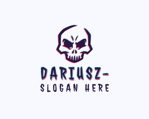 Game Skull Anaglyph Logo