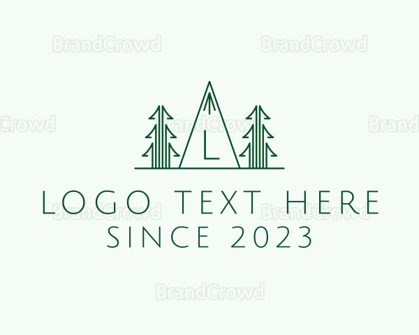 Pine Tree Forest Logo