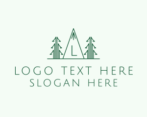 Pine Tree Forest Logo