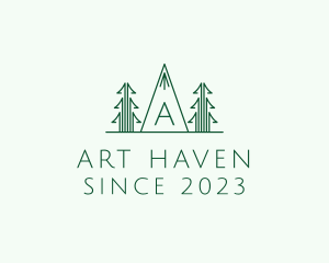 Pine Tree Forest logo design