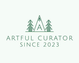 Pine Tree Forest logo design