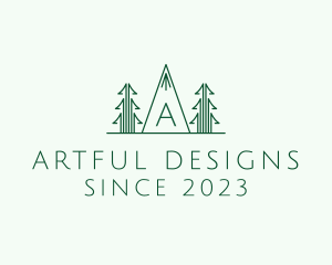 Pine Tree Forest logo design