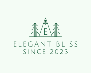 Forest - Pine Tree Forest logo design