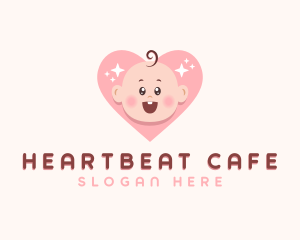 Heart - Cute Baby Heart logo design