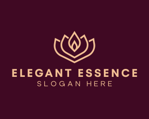 Lotus Flower Yoga logo design