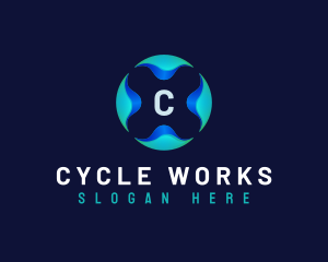 Cycle - Artificial Intelligence Tech App logo design