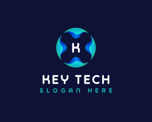 Artificial Intelligence Tech App logo design