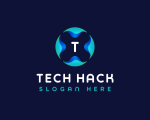 Artificial Intelligence Tech App logo design