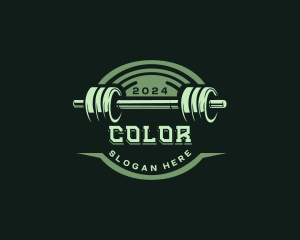 Barbell Gym Exercise  Logo