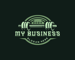 Barbell Gym Exercise  Logo