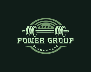 Barbell Gym Exercise  Logo