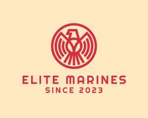 Marines - Military Eagle Wings logo design