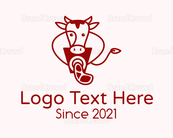 Cow Meat Grinder Logo