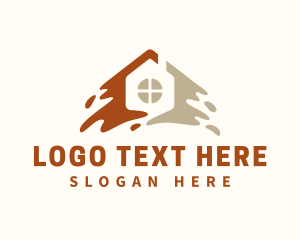 House - House Painting Renovation logo design