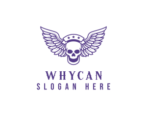 Esports - Skull Winged Pilot logo design