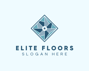 Flooring - Tile Floor Tiling logo design