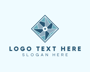 Tile Floor Tiling  Logo