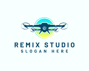 Drone Multimedia Studio logo design