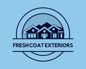 Exterior - House Property Badge logo design