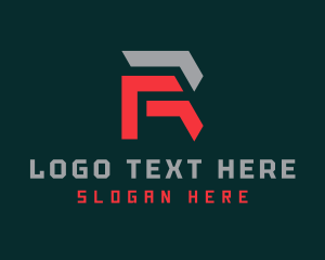 Letter Fr - Generic Modern Letter R logo design