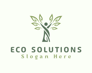 Human Tree Environment logo design