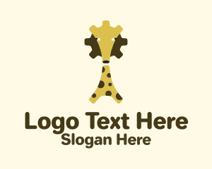 Preschooler - Cog Giraffe Toy logo design