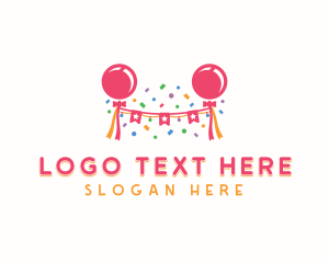 Event - Balloon Party Event logo design